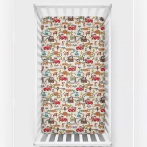Radiator Springs Little Sleepies Crib sheet